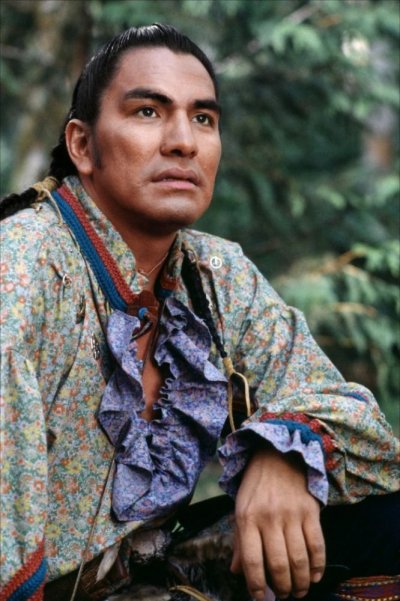 Rodney A Grant as Chingachgook in Hawkeye