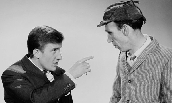Roy Castle and Eli Woods