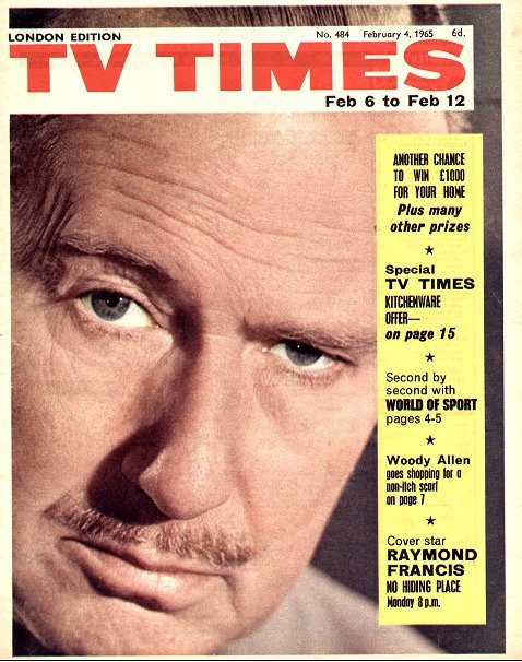 No Hiding Place on the cover of TV Times