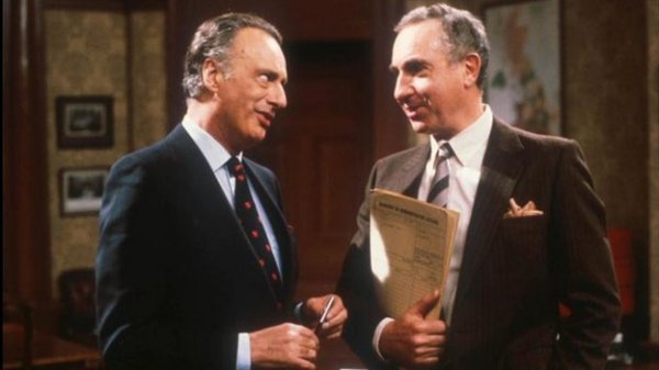 Paul Eddington and Nigel Hawthorne