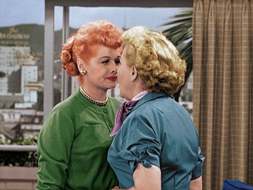 Lucille Ball and Vivian Vance