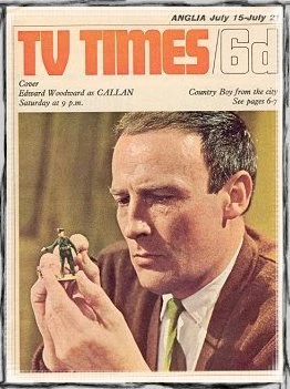 Callan on the cover of TV Times