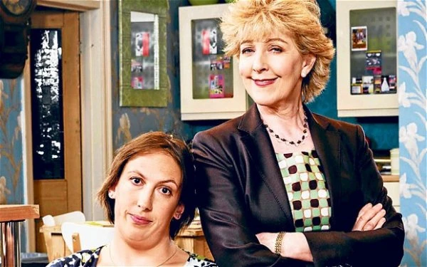 Miranda Hart and Patricia Hodge