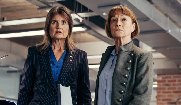 Sophie Aldred and Janet Fielding
